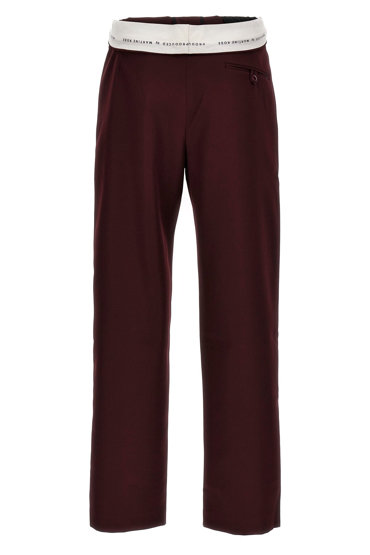 Martin ROSE 'ROLLED WAISTBAND TAILORED' PANTS MRAW23327BURG