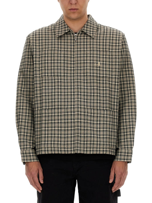 AWAKE NY SHIRT JACKET OT004BROWNPLAID