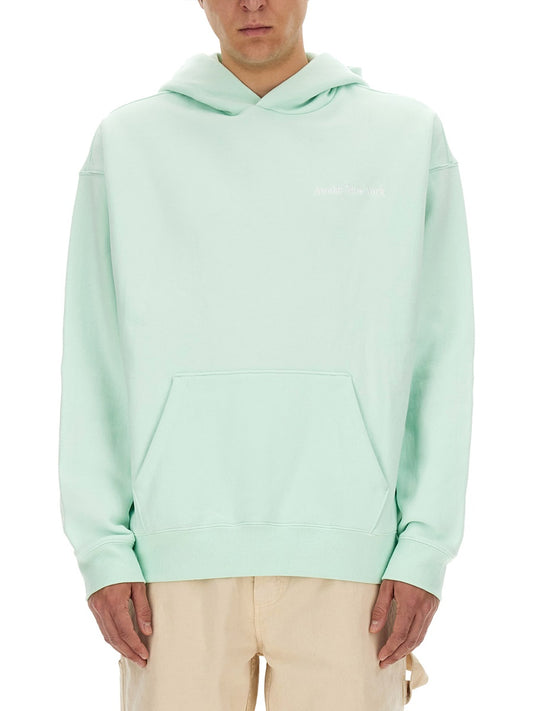 AWAKE NY "SERIF" SWEATSHIRT HD003MINT