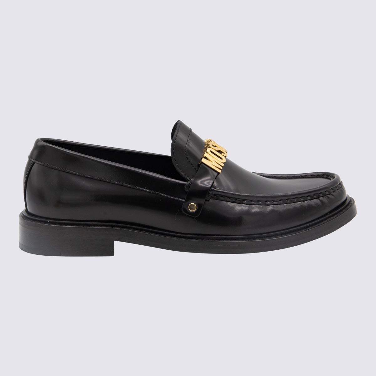 MOSCHINO Flat shoes Black MB10113C1LGB0000