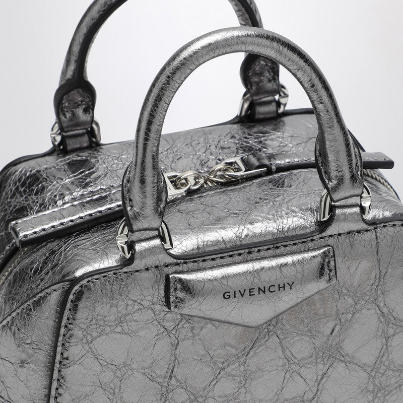 GIVENCHY Silver grey Antigona Cube nano bag BB50ZUB1Q9P_GIV-070