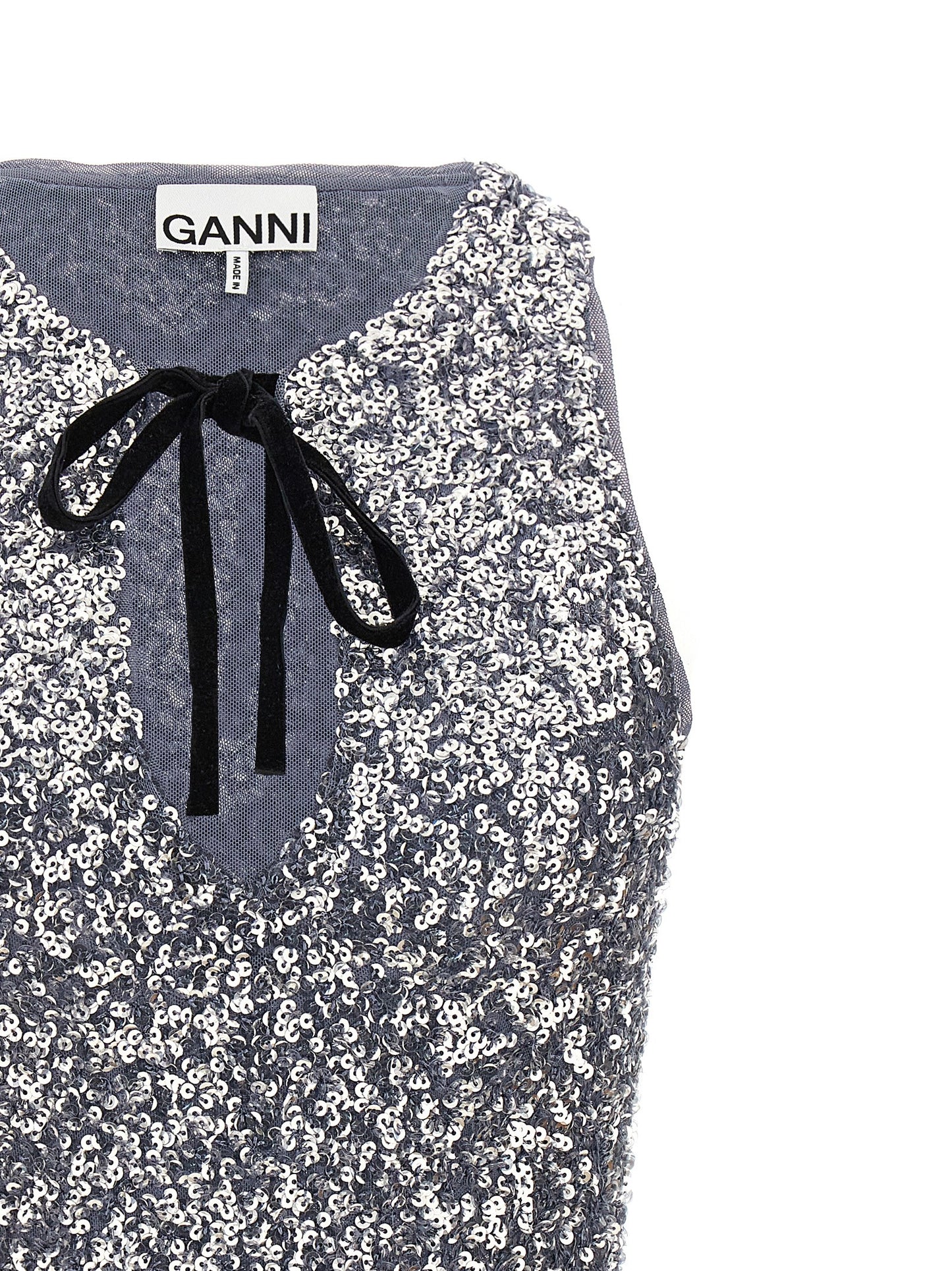 GANNI SEQUIN TOP F9654552