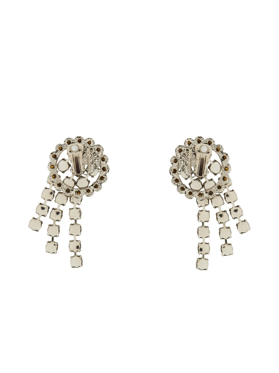 ALESSANDRA RICH CRYSTAL CASCADE EARRINGS FABA2735J004001