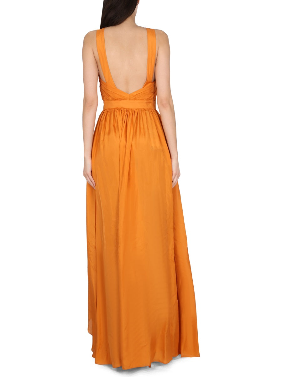 ALBERTA FERRETTI SILK DRESS 040201180073