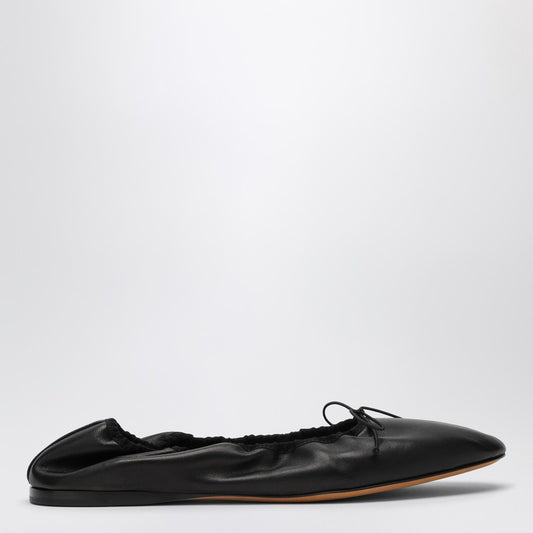 The Row Black leather Awar ballerina F1539N66P_THERO-BLK