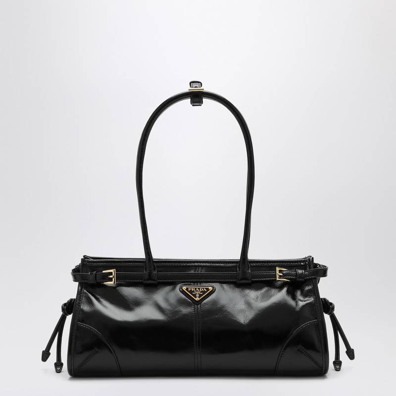 Prada Medium black leather handbag 1BA426MOO2CYRQ_PRADA-F0002