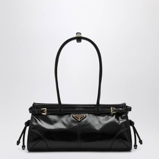 Prada Medium black leather handbag 1BA426MOO2CYRQ_PRADA-F0002