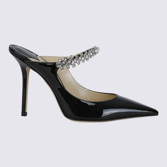 JIMMY CHOO With Heel Black BING100PAT010003