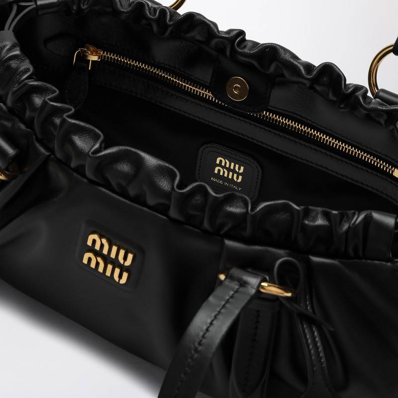 MIU MIU Joie black nappa bag 5BG289MOO2CSWP_MIU-F0002