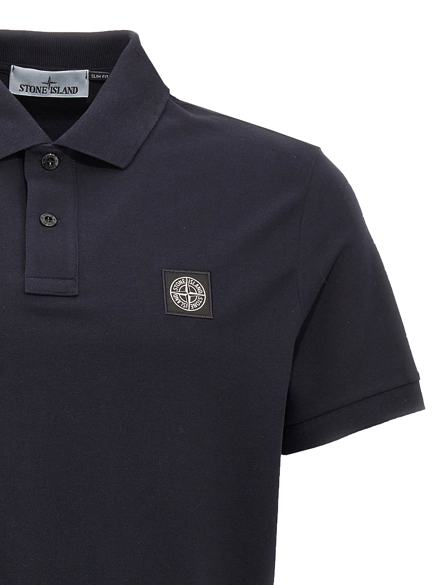 STONE ISLAND LOGO PATCH POLO SHIRT 81152SC17A0020