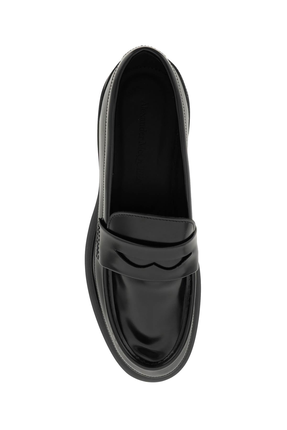 Alexander McQUEEN LEATHER LOAFERS 736513WIC601000