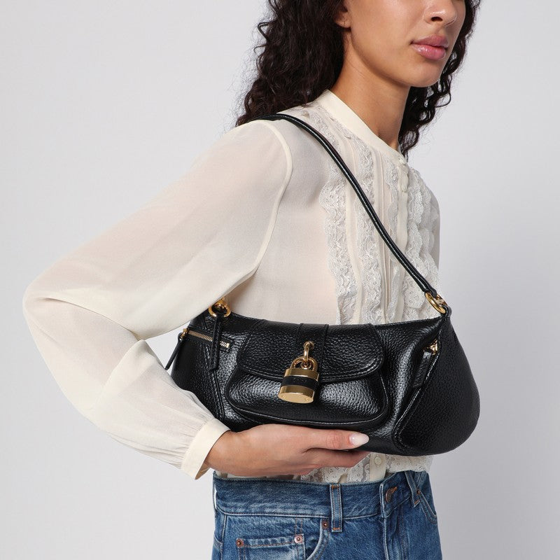 Chloé The 99 black grained leather bag CHC24AS710N84P_CHLOE-001