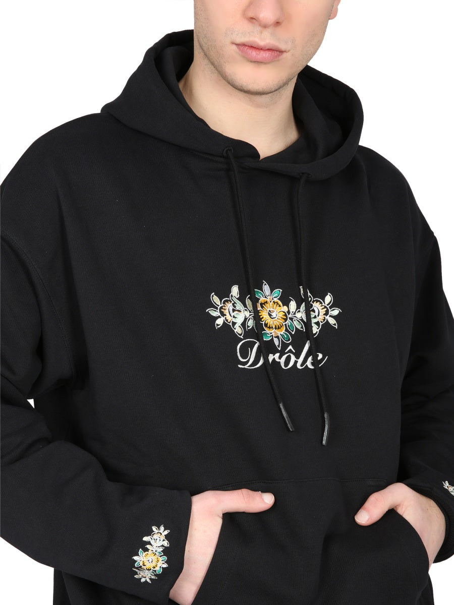 Drôle De Monsieur HOODIE HO126CO001BLACK