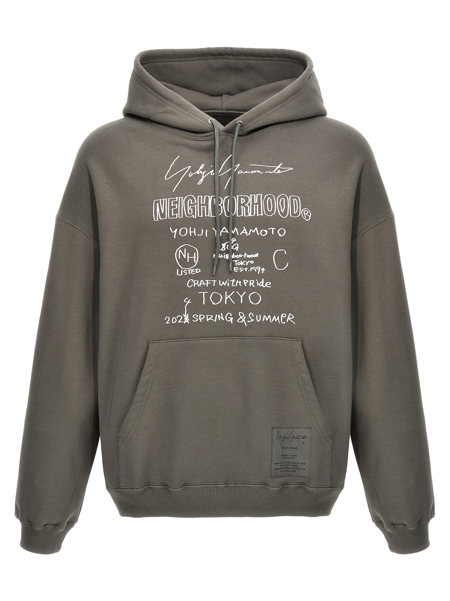 Yohji Yamamoto 'NEIGHBORHOOD' HOODIE HST83288GREY1