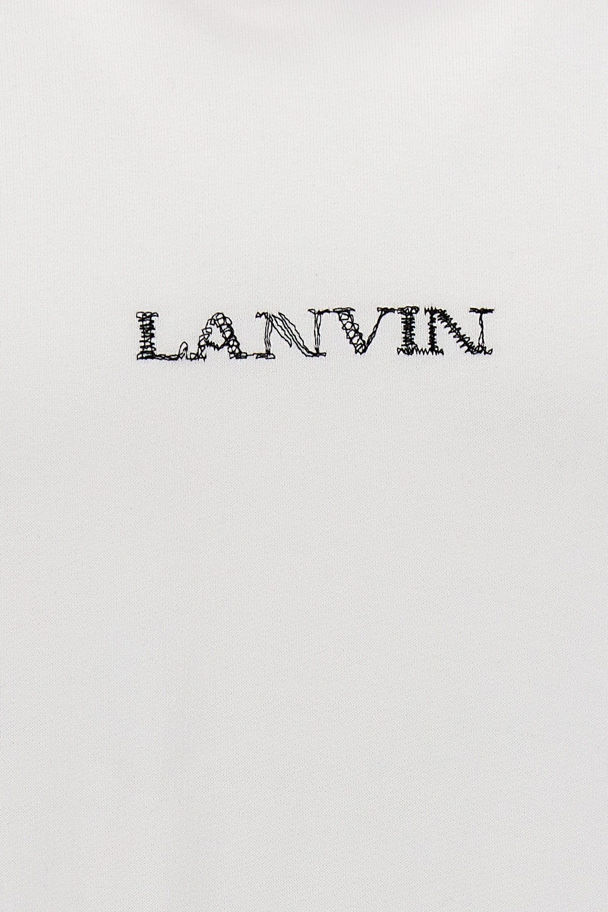 LANVIN LOGO EMBROIDERY HOODIE RUHO0009J110P2401