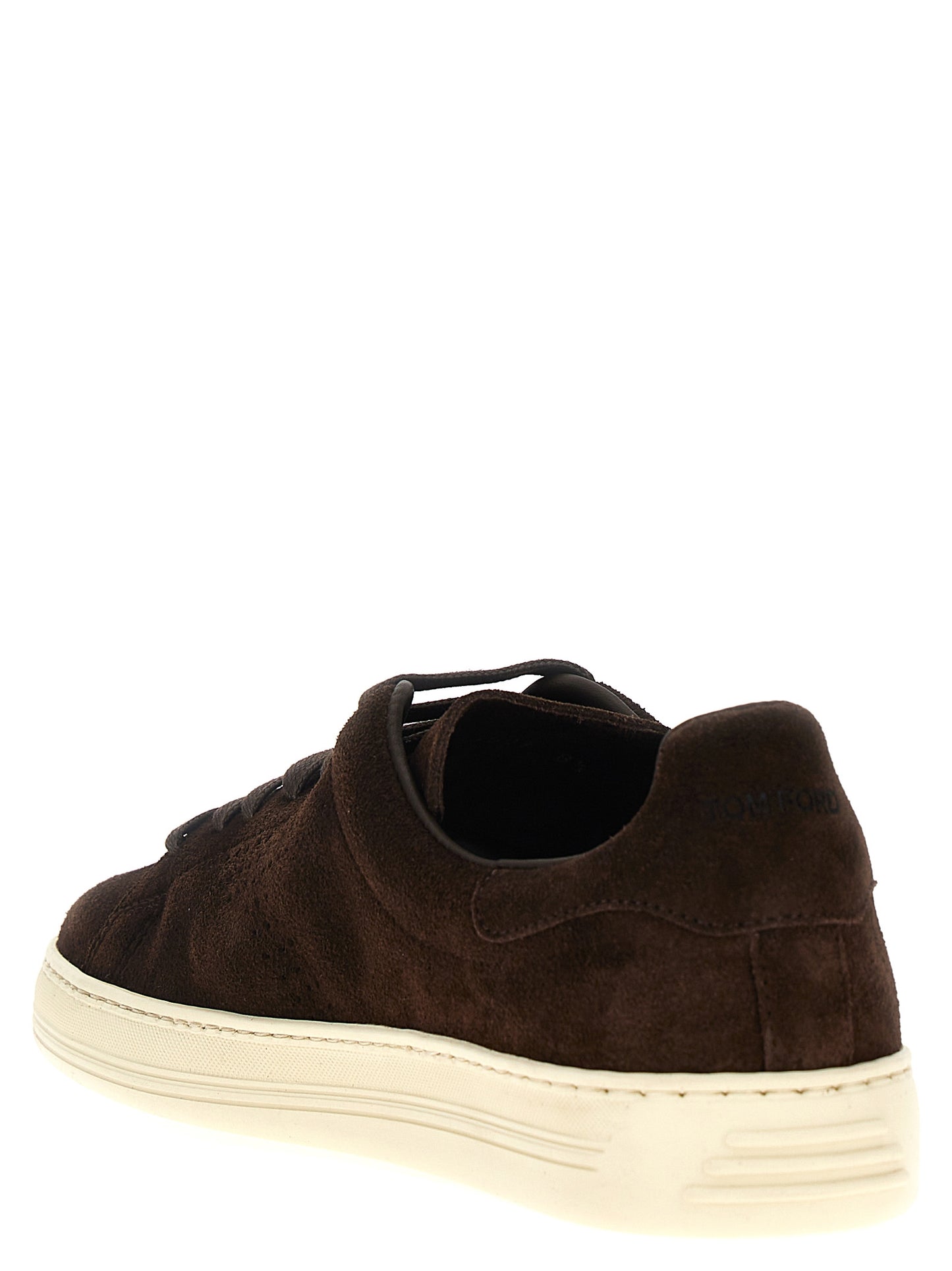 TOM FORD LOGO SUEDE SNEAKERS J1507LCL423N3BW16