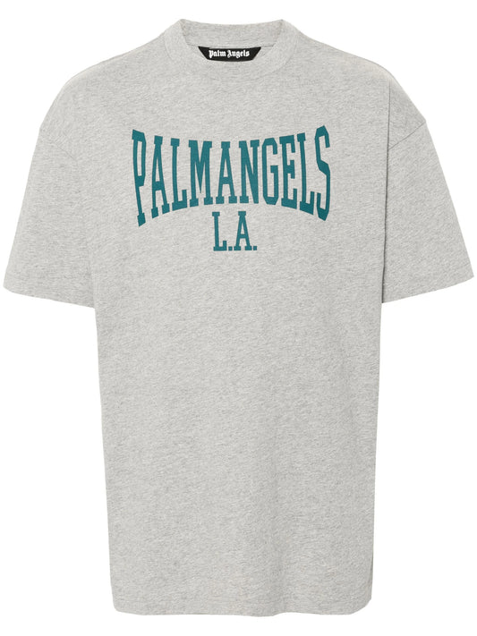 Palm Angels T-shirts and Polos Grey PMAA001F24JER0060848