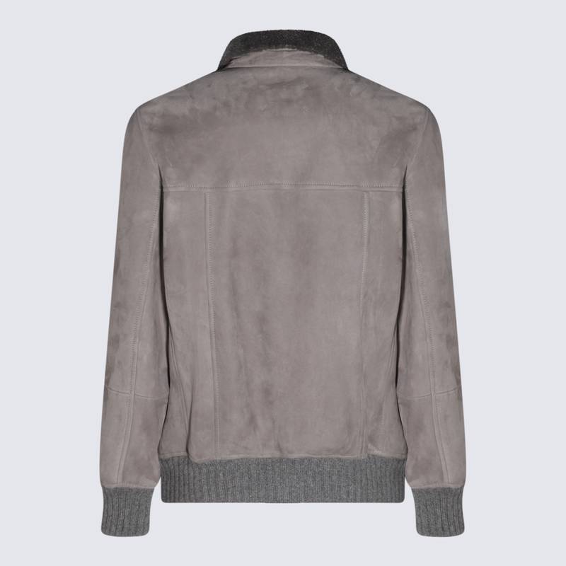 Brunello Cucinelli Jackets Grey MPMLV1952CIX15