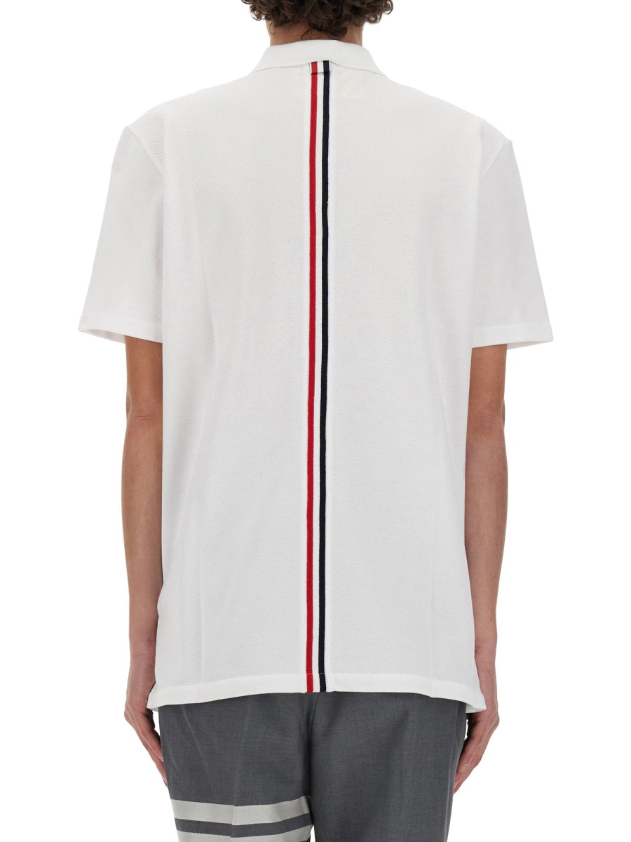 Thom Browne COTTON PIQUE POLO MJP042A00050100