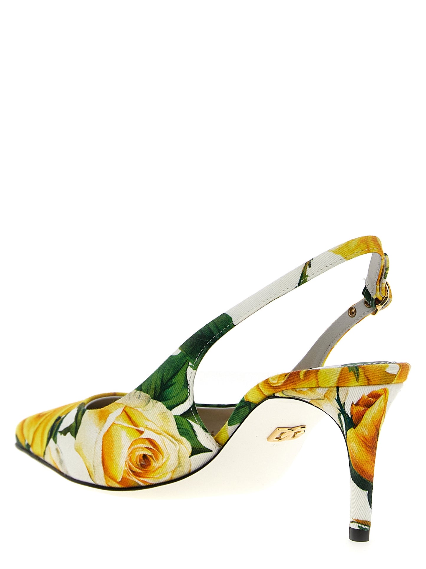 Dolce & Gabbana 'ROSE GIALLE' SLINGBACK CG0639AS817HA3VO