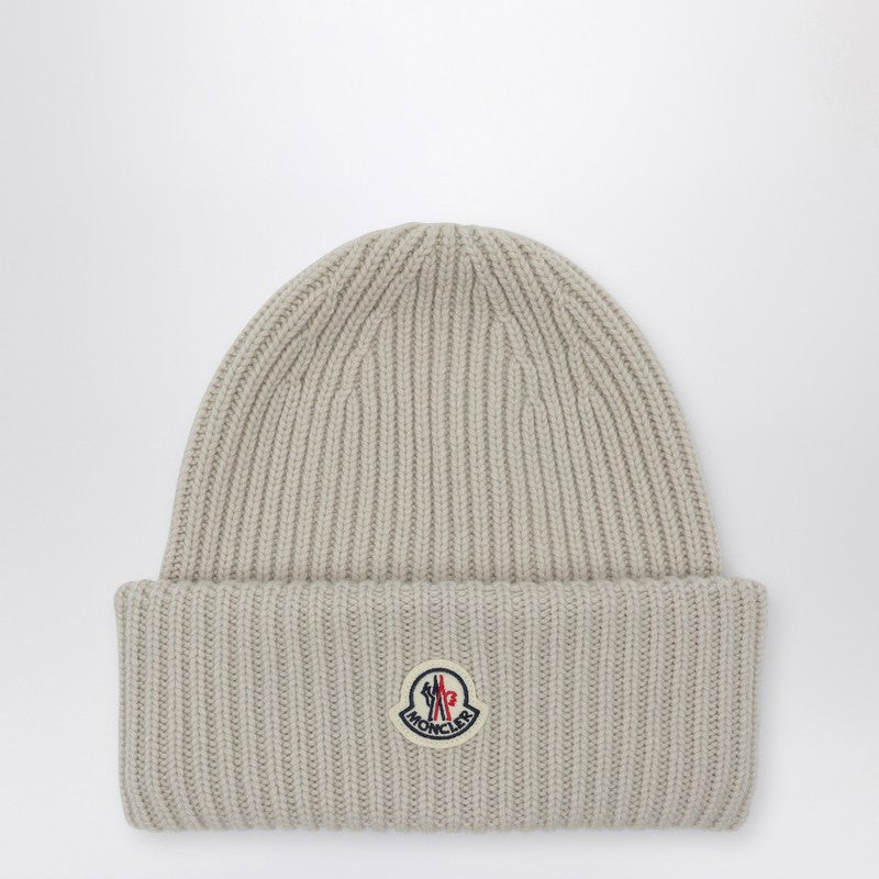 Moncler Beige wool and cashmere bonnet 3B000-66M1127P_MONCL-216