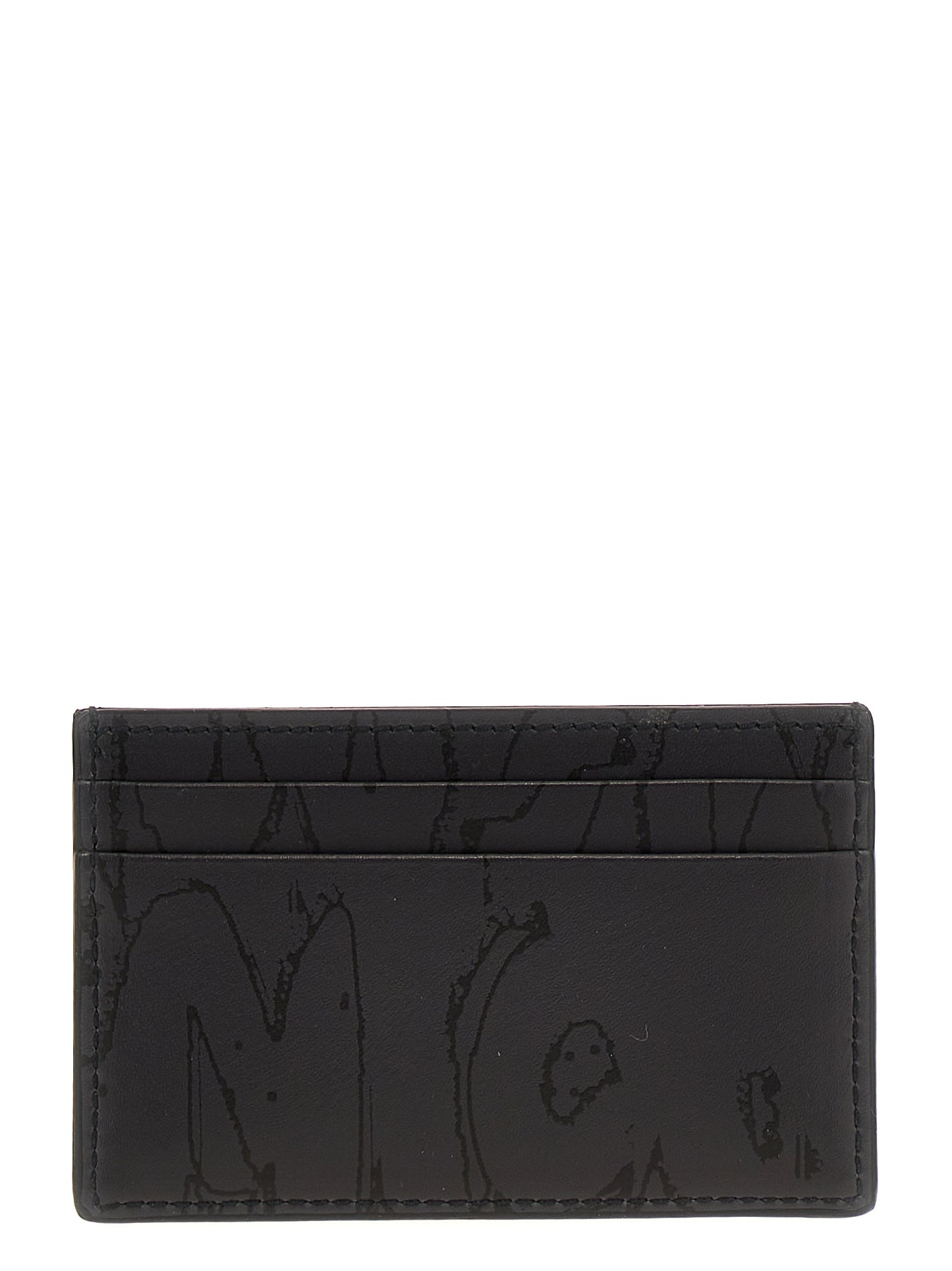 Alexander McQUEEN 'GRAFFITI' CARD HOLDER 7362301AAQ41000