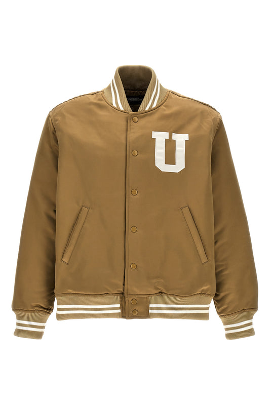 UNDERCOVER 'KEEP THE SUN IN YOUR BRAIN' BOMBER JACKET UC2C42103BEIGE