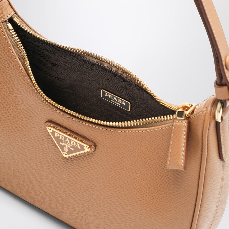 Prada Re-Edition beige mini bag in Saffiano 1BC204JOMNZVP_PRADA-F0P9G