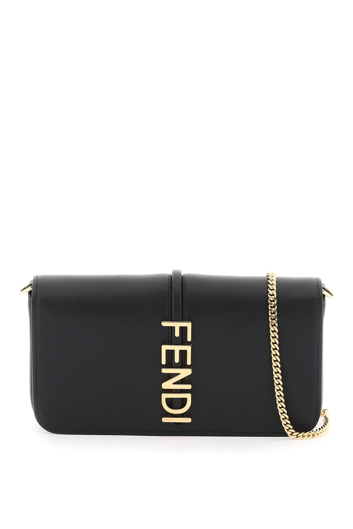 FENDI graphy mini shoulder bag with 8BS076A5DYF0KUR