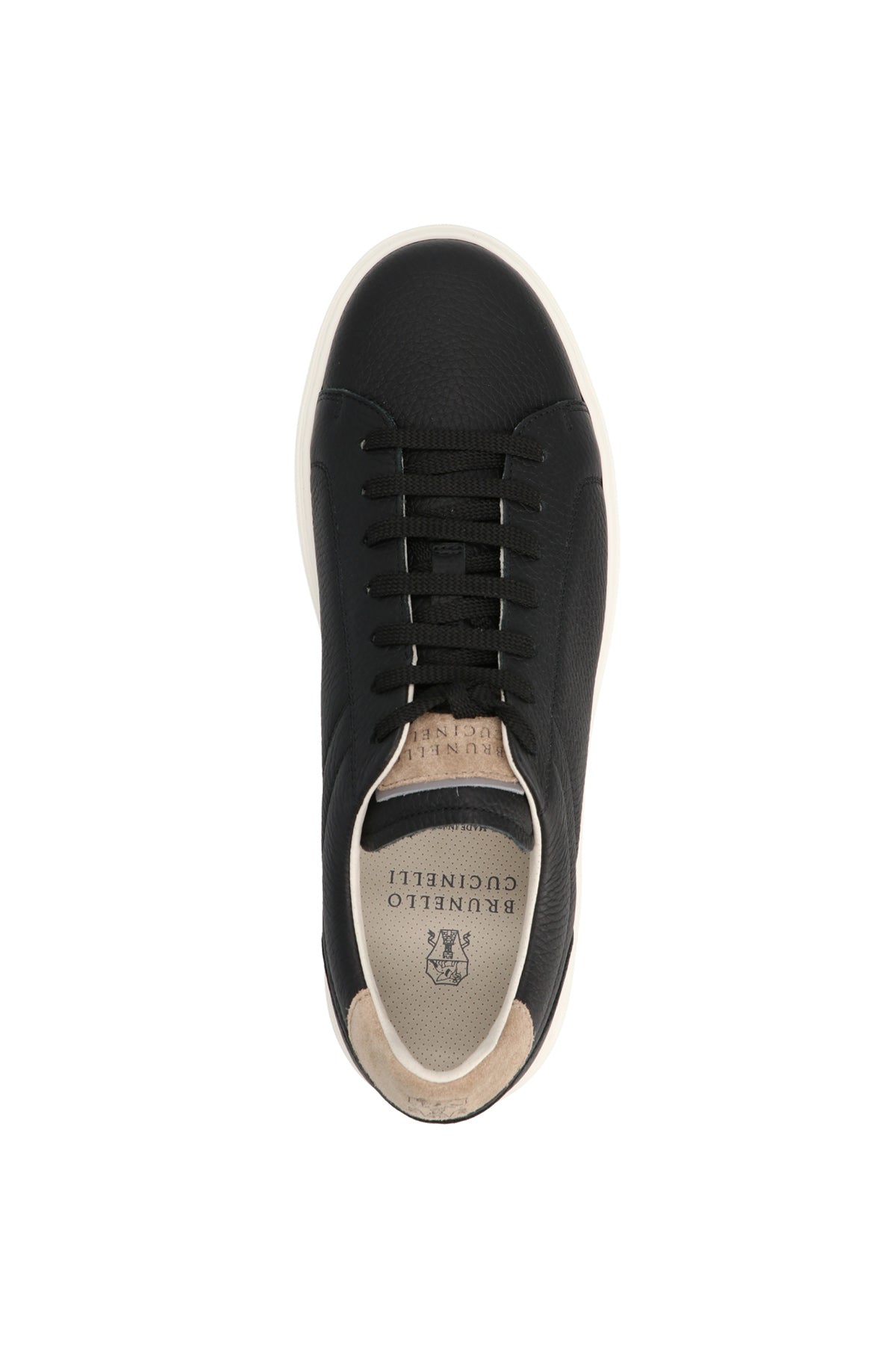 Brunello Cucinelli LOGO LEATHER SNEAKERS MZUASBJ264CIM31