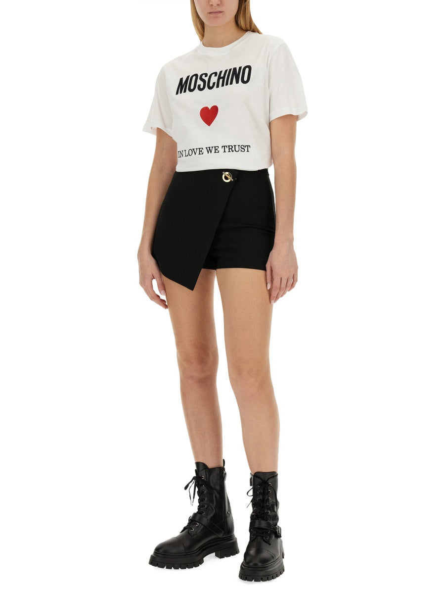 MOSCHINO T-SHIRT WITH LOGO 070305412001