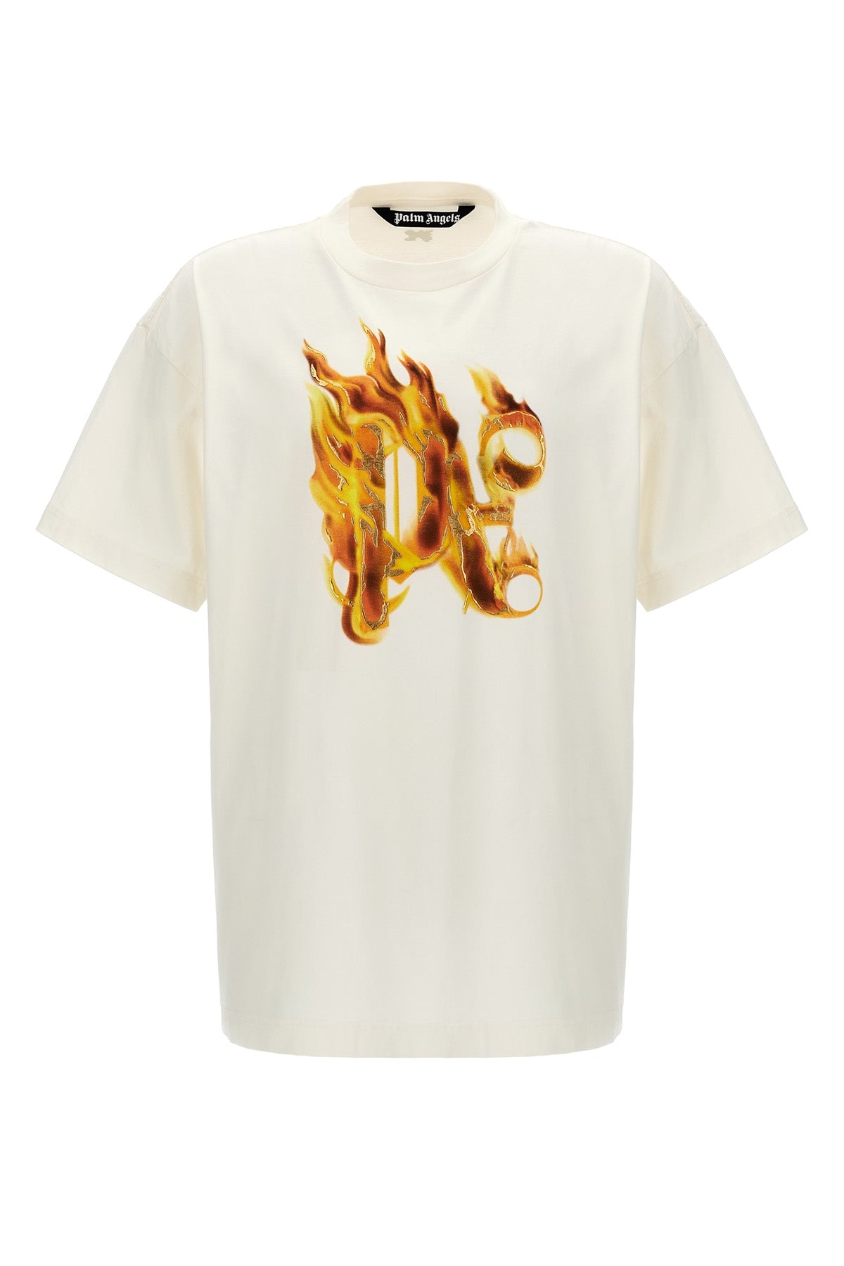 Palm Angels 'BURNING MONOGRAM' T-SHIRT PMAA072R24JER00103760376