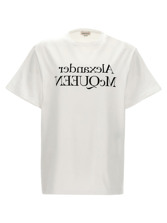 Alexander McQUEEN LOGO PRINT T-SHIRT 781977QTAAZ0909