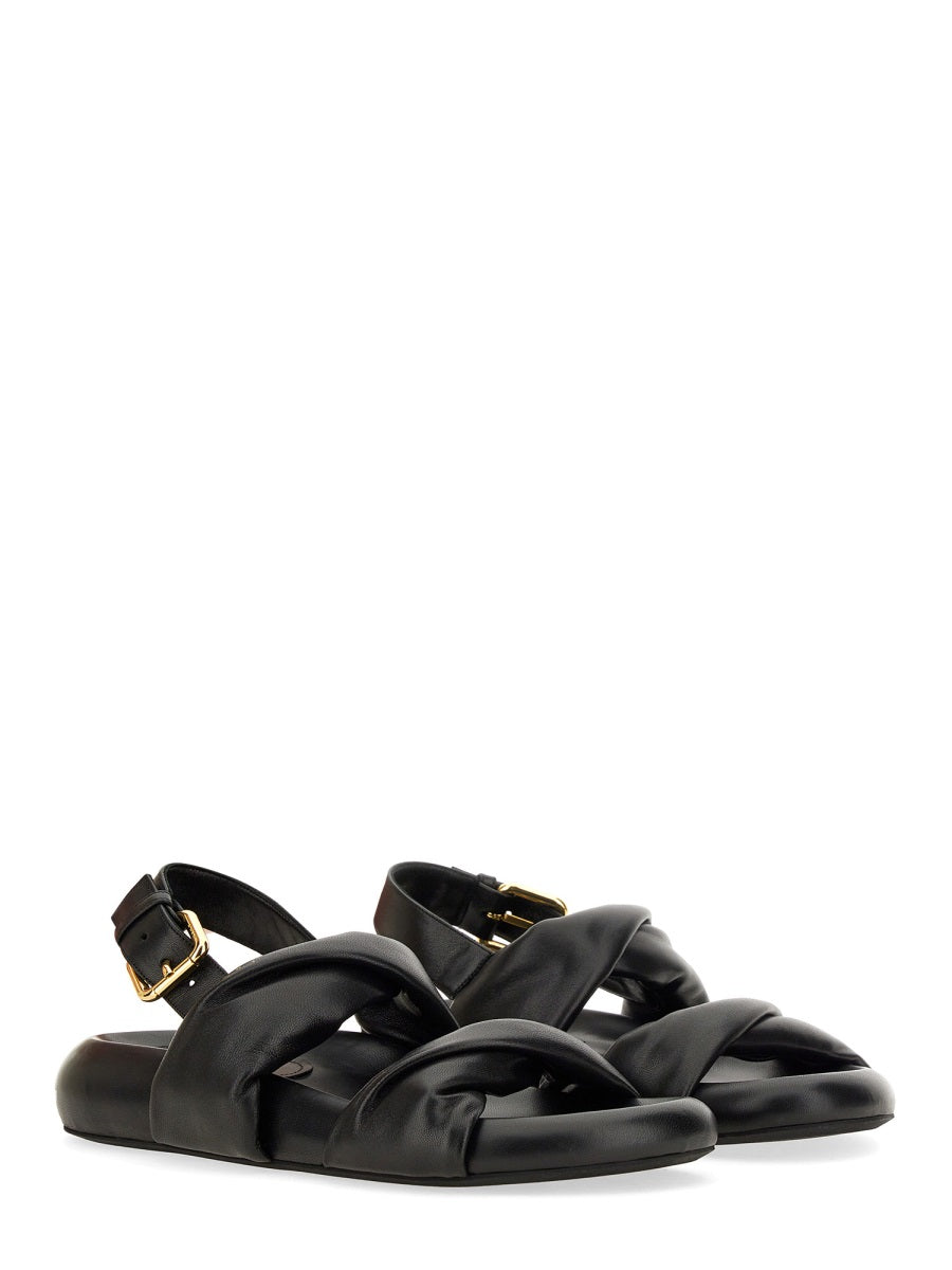 Marni LEATHER SANDAL SAMS019603P544300N99