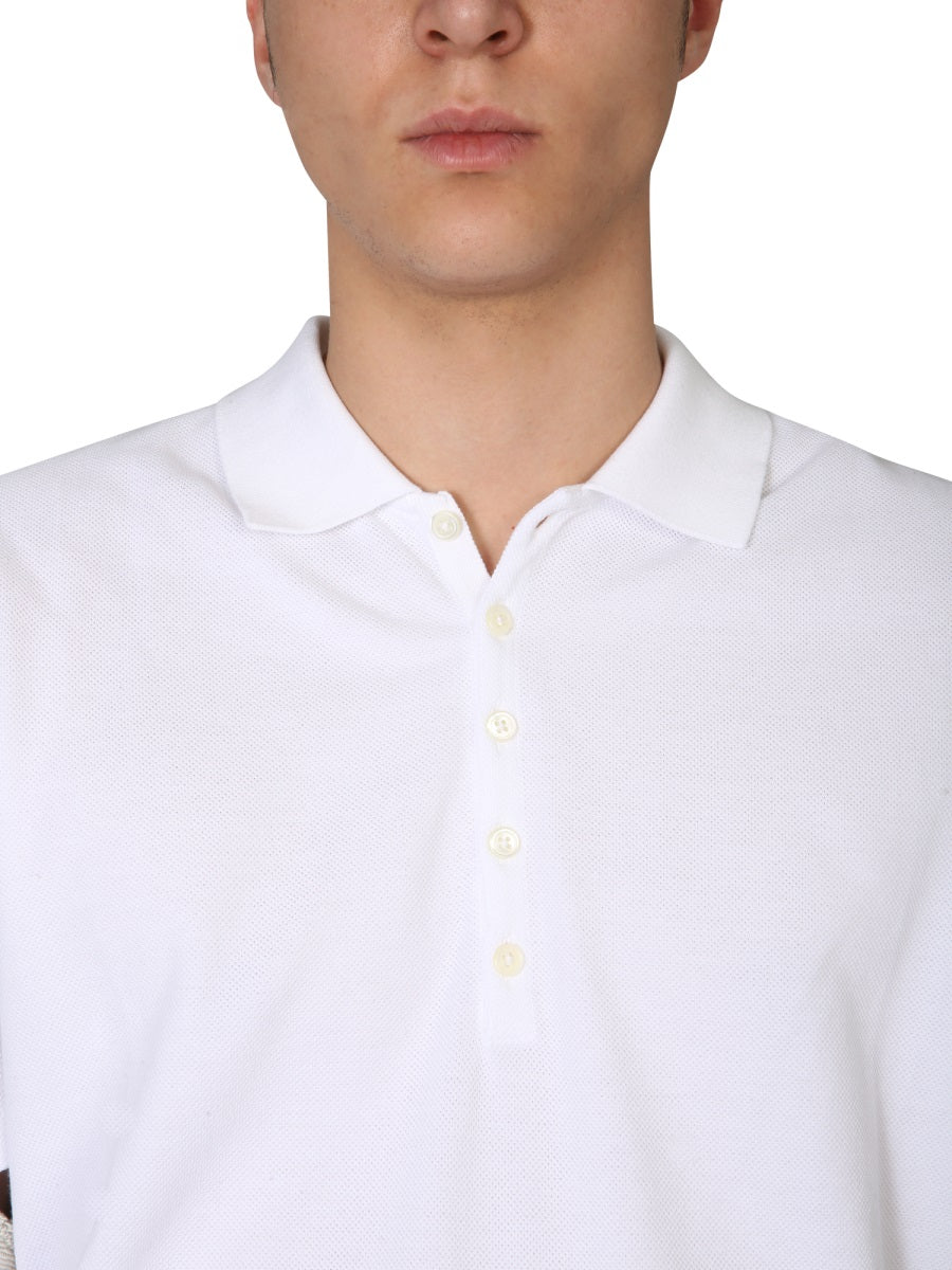 Thom Browne COTTON PIQUE POLO MJP042A00050100