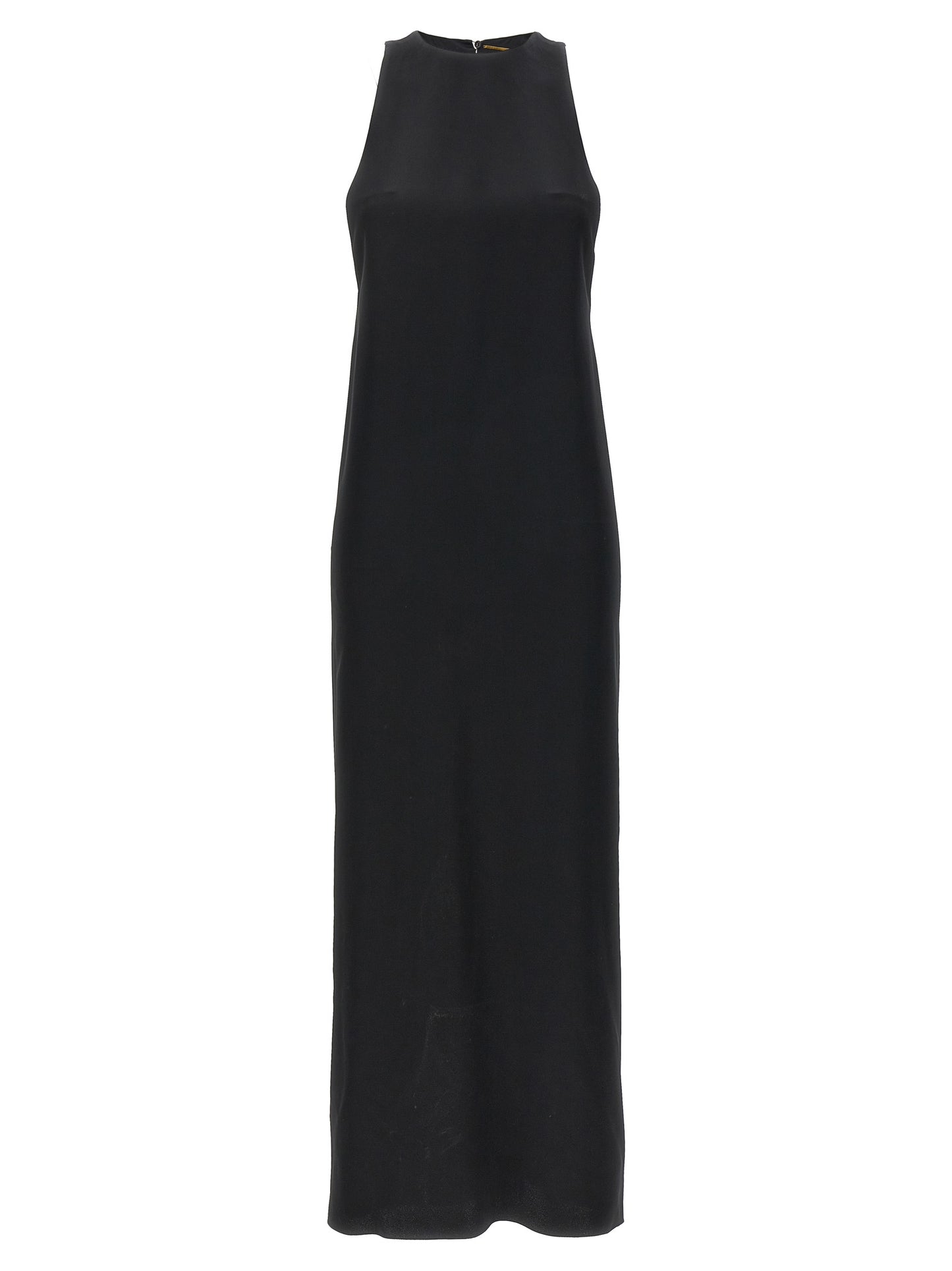 Saint Laurent LONG CREPE SATIN DRESS 774959Y3H121000