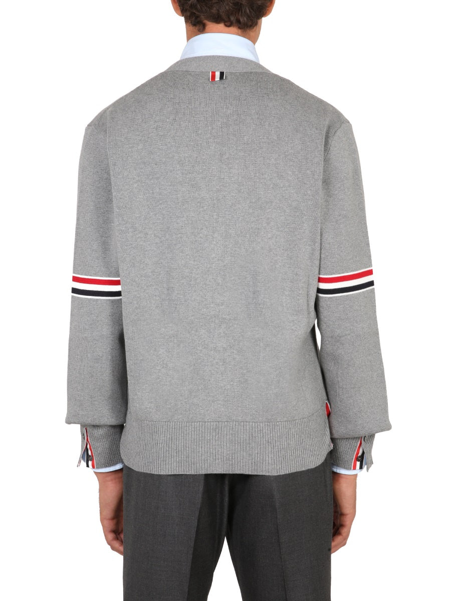 Thom Browne V-NECK CARDIGAN MKC310AY3007055