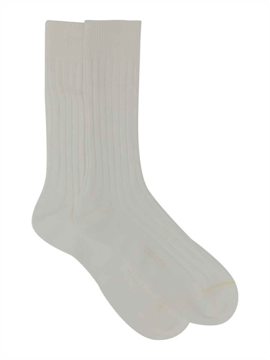 MARGARET HOWELL COTTON SOCK MEAC0435S23IMMWHI