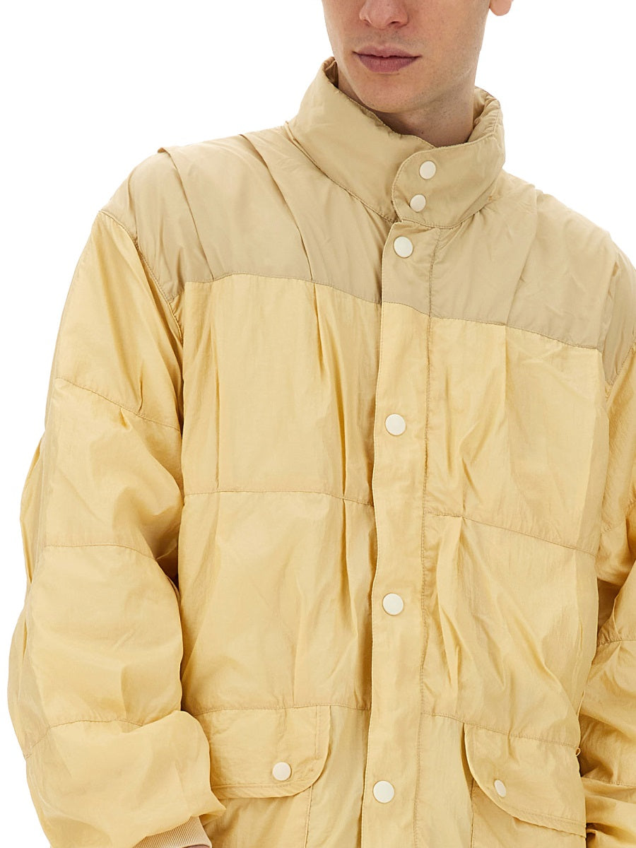 OUR LEGACY NYLON JACKET M2241ECRCREAMRUBBERIZEDNYLON