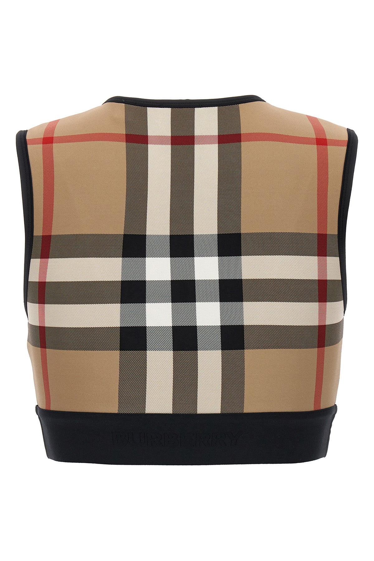 BURBERRY CHECK SPORTY TOP