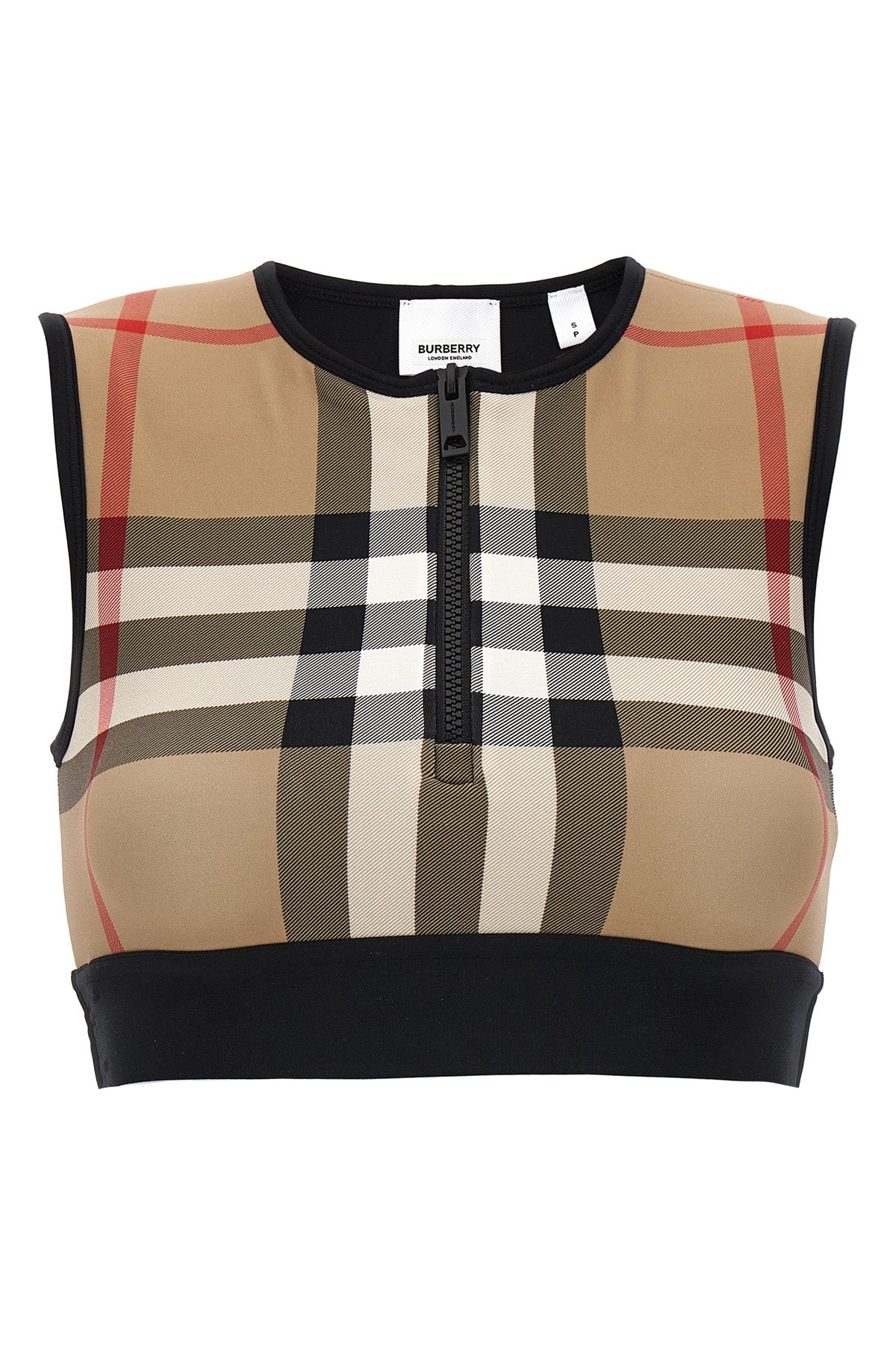 BURBERRY CHECK SPORTY TOP