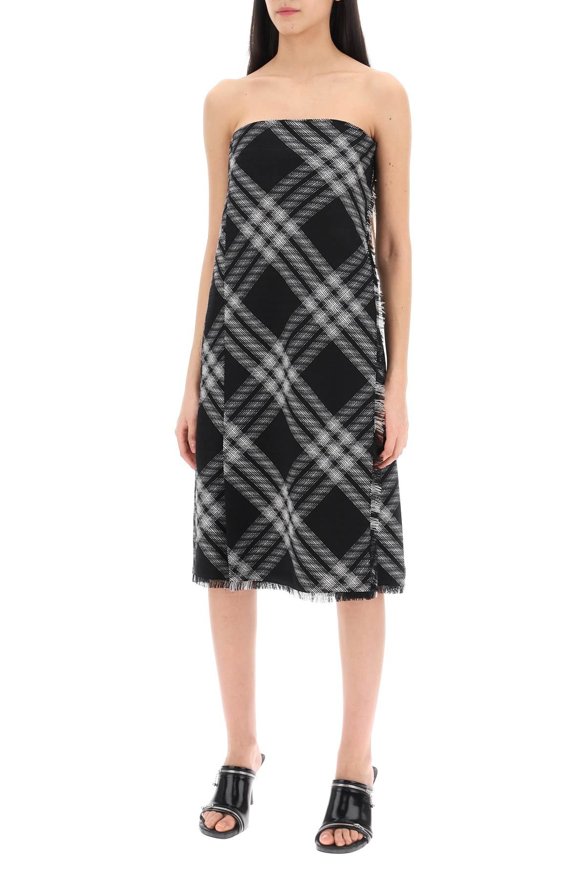 Burberry midi dress with check pattern 8083033A7680