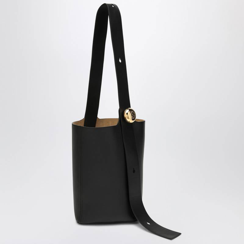 LOEWE Black calfskin Pebble Bucket medium bag AANBBBWX01LEQ_LOEW-1100