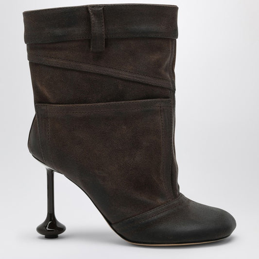 LOEWE Toy grey suede boot LLST285X05LEP_LOEW-3170