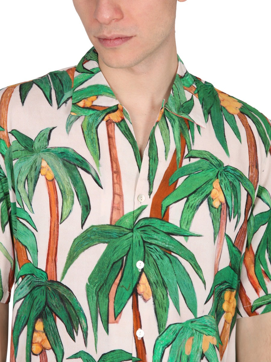 ENDLESS JOY PALM SHIRT PALMASHIRTECRU