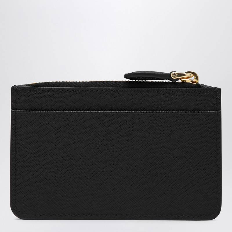 Prada Black Saffiano and smooth leather card case 1MC0382C7XQ_PRADA-F0002