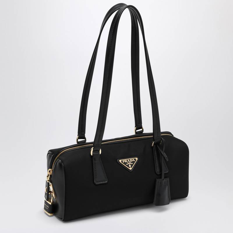 Prada Medium black Re-Nylon and leather top case 1BB127ODO2C8QQ_PRADA-F0002