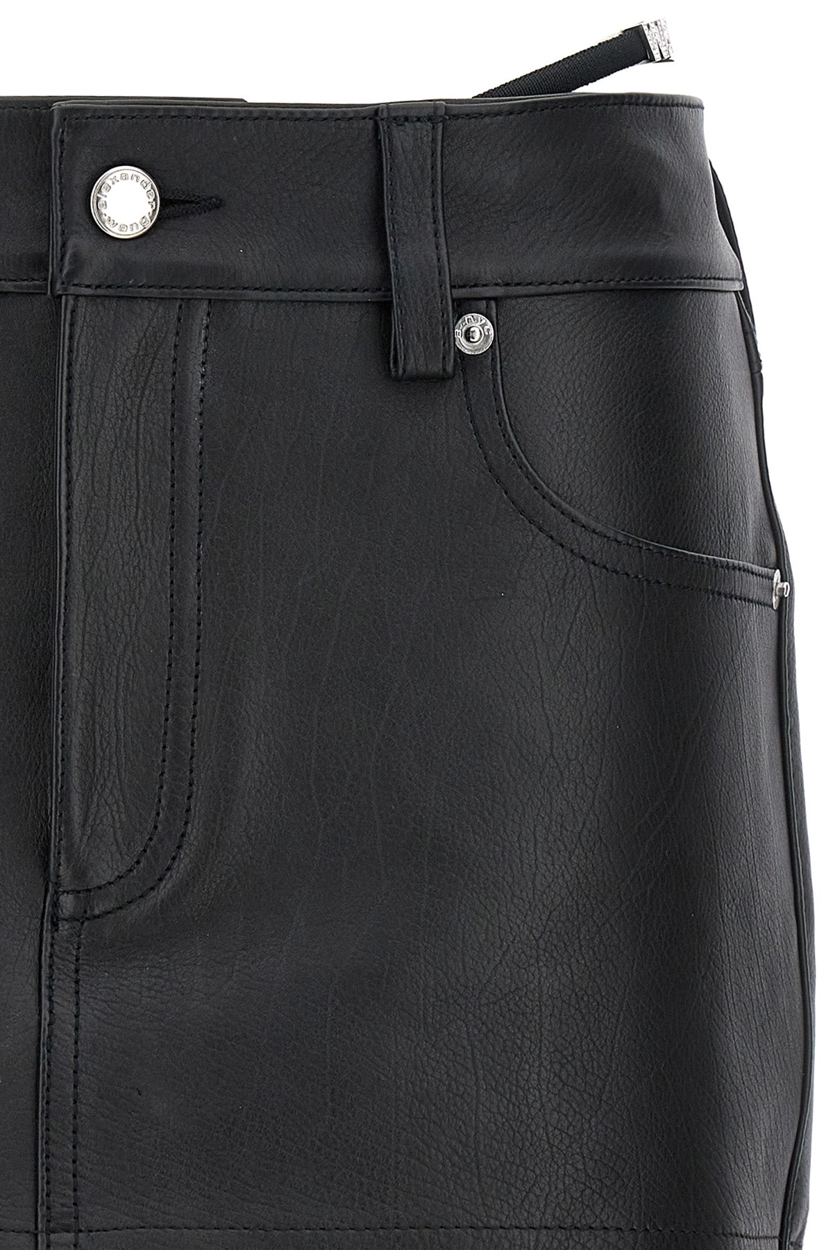 alexanderwang THONG LEATHER SKORT 1WC1245280001