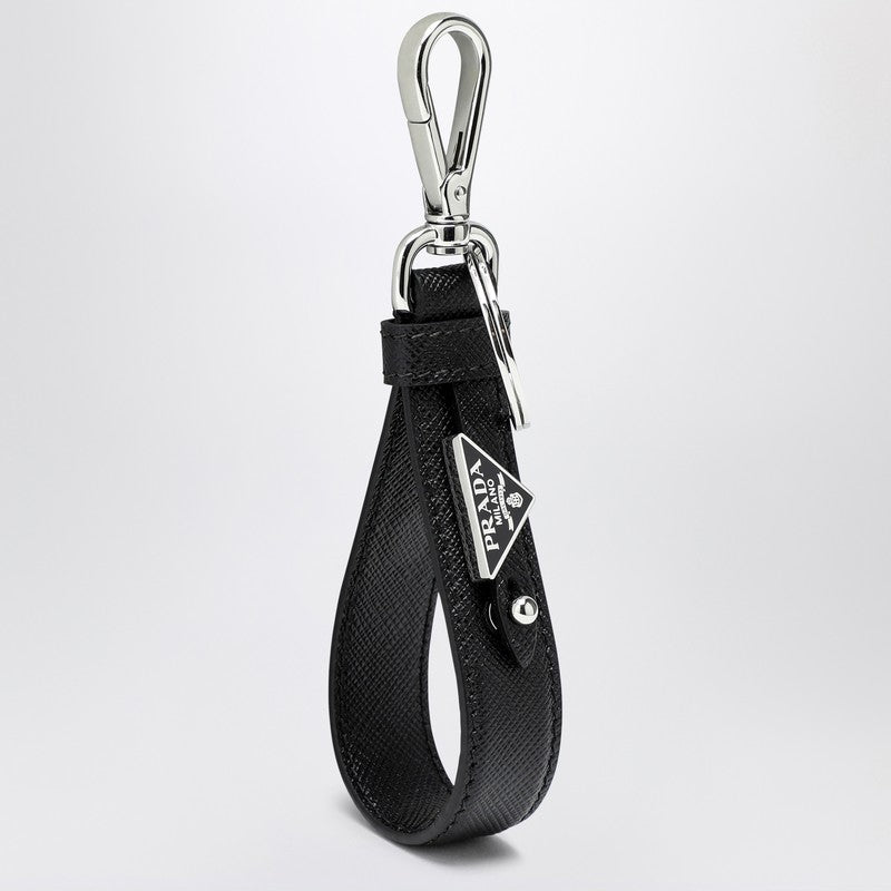 Prada Black Saffiano leather keychain 2PP68T053N_PRADA-F0002