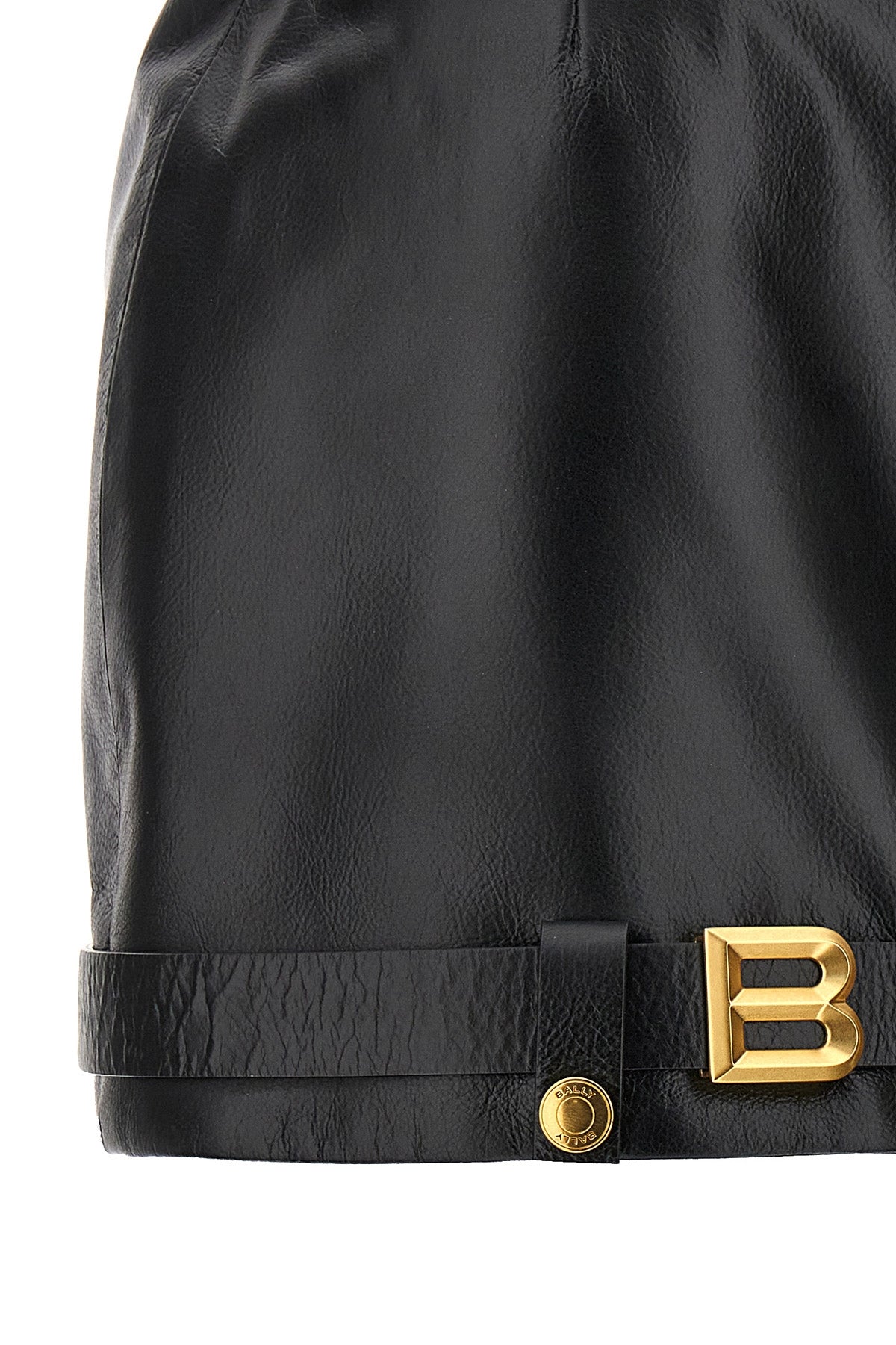 BALLY MINI LEATHER SKIRT WLE03UNA059U901